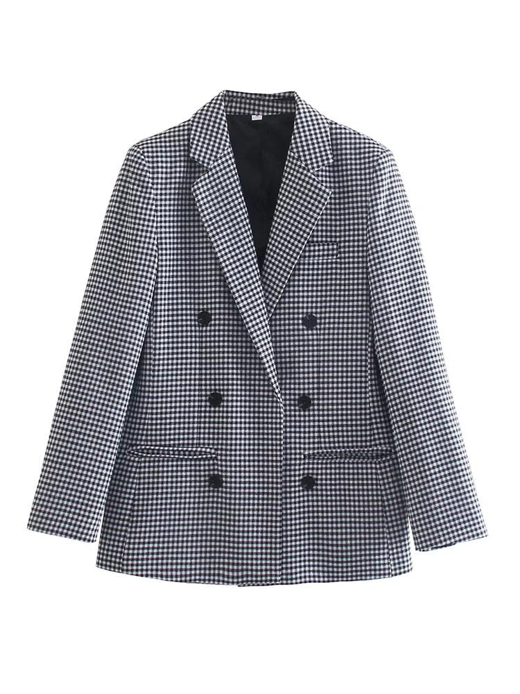 Blazer Xadrez Feminino