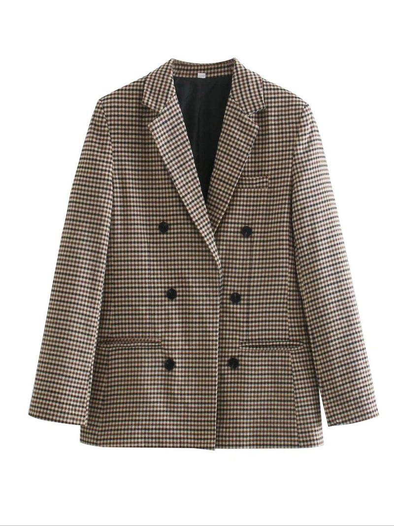 Blazer Xadrez Feminino