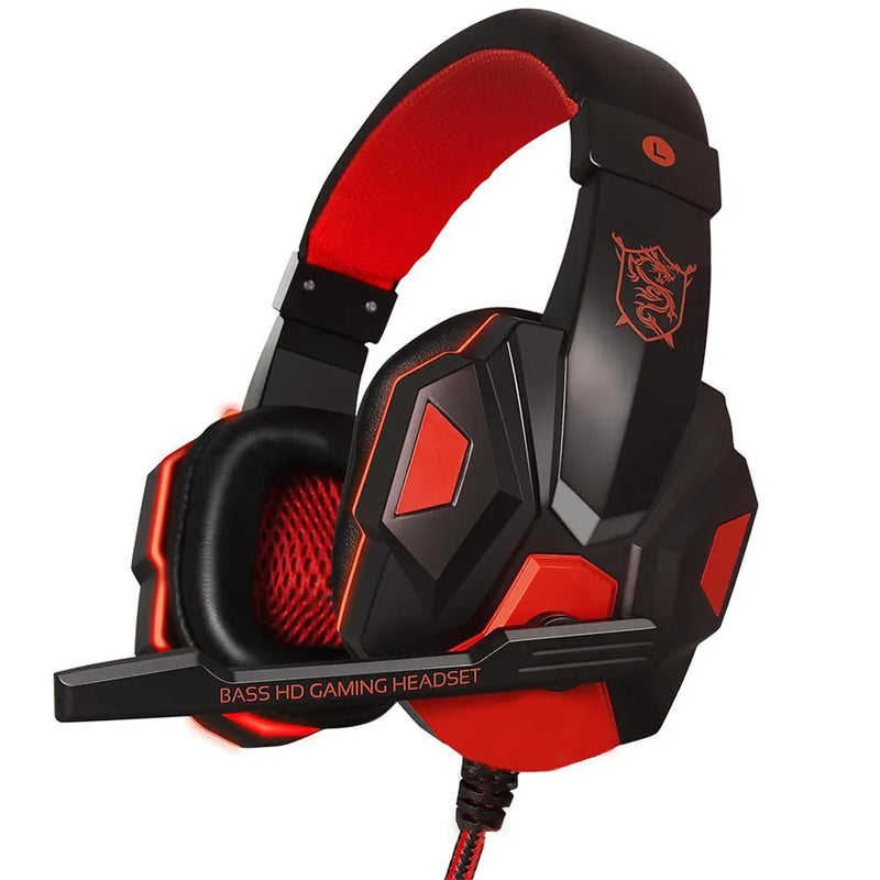 Fones de Ouvido Gamer sem Fio 5.1 MAXRED