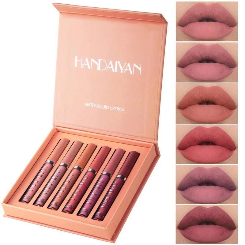 Batom Matte Kit Sexy Lips Handaiyan